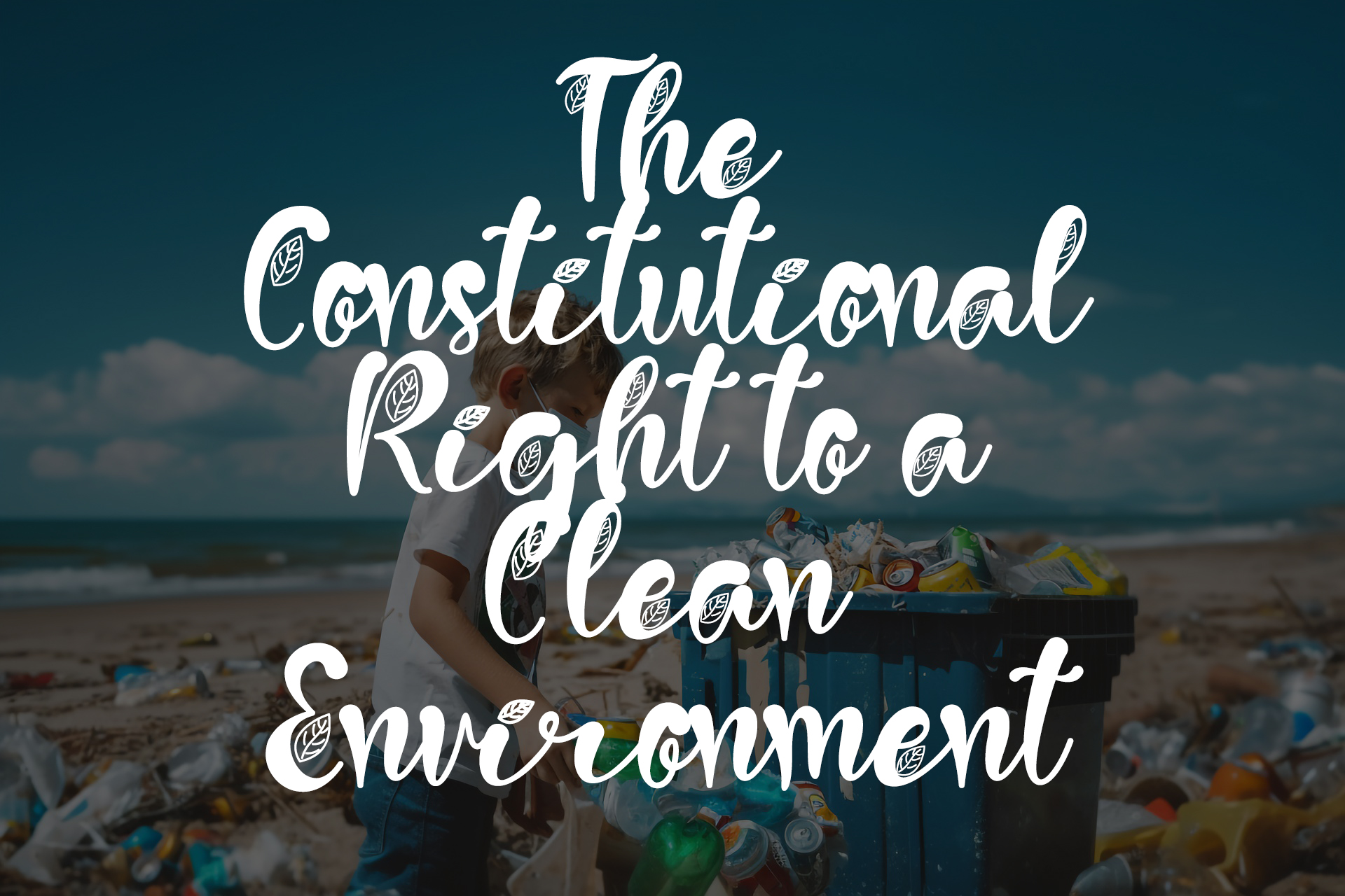 The constitutional right to a clean environment featured image - decorative - cleaning beaches